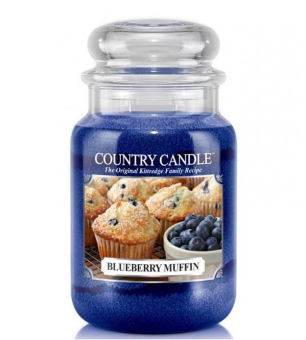Blueberry Duża świeca zapachowa w słoiku