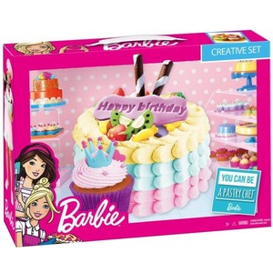 Barbie Masa plastyczna Tort urodzinowy 35x26x6
