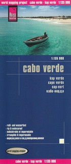 Cabo Verde mapa samochodowa Skala 1:135 000