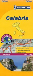 Calabria Road Map / Kalabria Mapa Samochodowa Skala: 1:200 000