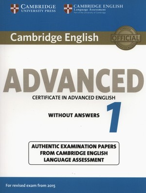 Cambridge English Advanced 1. Student`s Book Podręcznik (bez klucza)