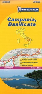 Campania, Basilicata / Kampania, Basilicata Skala: 1:200 000