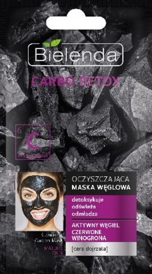 Carbo Detox Maska węglowa oczyszczająca do cery dojrzałej