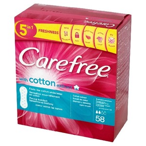 Carefree Cotton - Wkładki higieniczne