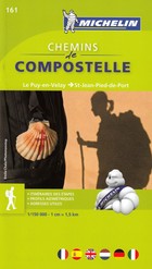 Chemin de Compostelle/ Droga Św. Jakuba Mapa turystyczna 1:150 000