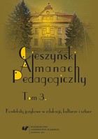 Cieszyński Almanach Pedagogiczny. T. 3: Konteksty językowe w edukacji, kulturze i sztuce - 03 O substancjalności berła świadomości
