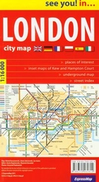 City map. London Scale 1:16 000