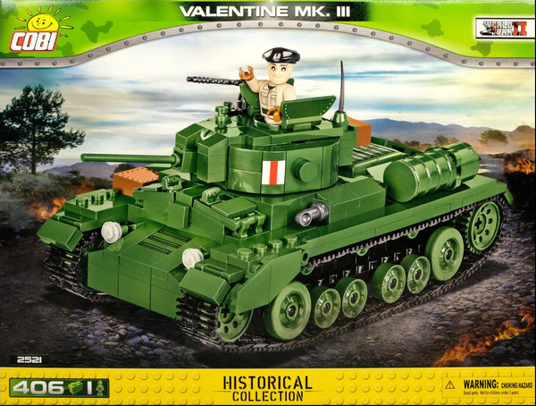 Small Army Infantry Tank MK. III Valentine 406 elementów