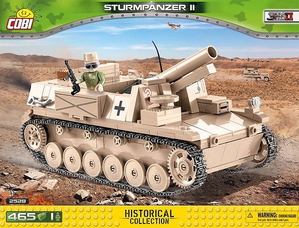 Klocki Sturmpanzer II - niemieckie działo samobieżne