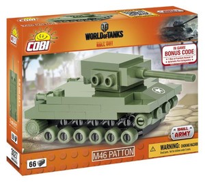 Klocki Small Army World of Tanks Czołg nano M46-Patton 66 elementów