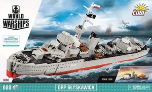 Klocki ORP Błyskawica World of Warships 3080