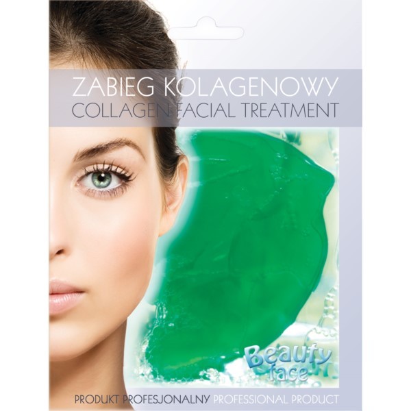 Collagen Facial Treatment Odżywczy zabieg kolagenowy z ogórkiem i algami w płacie hydrożelowym