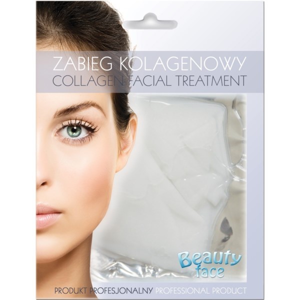 Collagen Facial Treatment Odmładzający zabieg kolagenowy do skóry delikatnej w płacie hydrożelowym