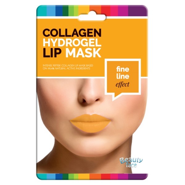 Collagen Hydrogel Lip Mask Ujędrniająca maska kolagenowa na usta ze złotem w płacie hydrożelowym