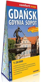 Gdańsk, Gdynia, Sopot plan miasta Skala 1:26 000