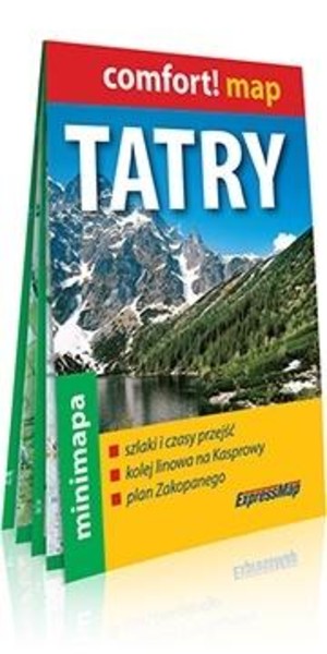 Tatry Mini mapa turystyczna Skala: 1:80000
