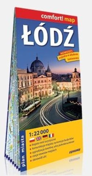 Łodź Plan miasta Skala: 1:22 000 Comfort! map