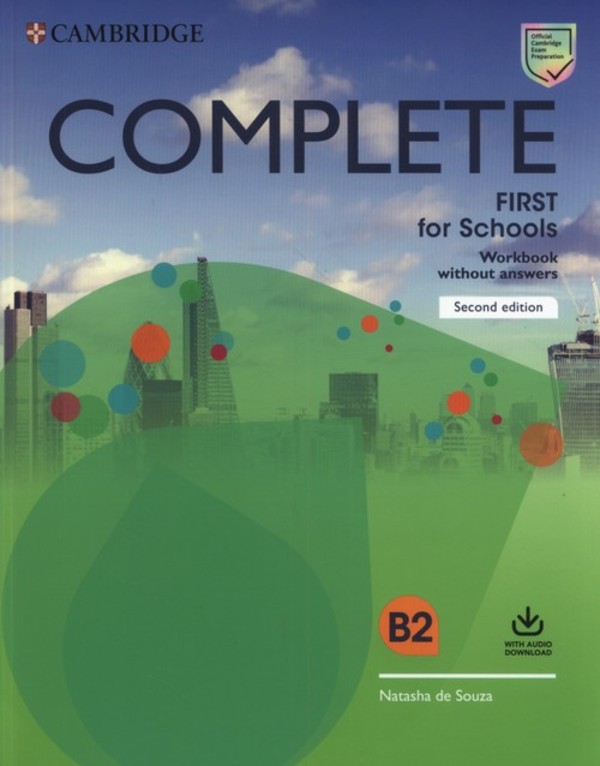 Complete First for Schools. Workbook + Audio Download (bez odpowiedzi)
