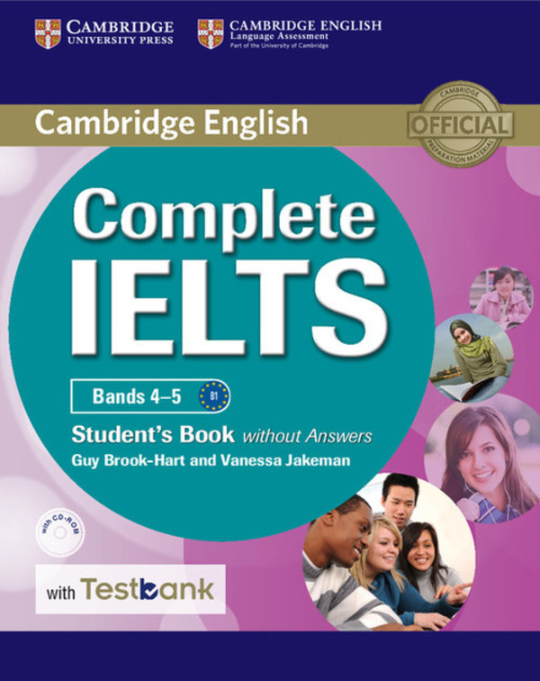 Complete IELTS Bands 4-5. Student`s Book Podręcznik + CD-ROM + Testbank (bez odpowiedzi)