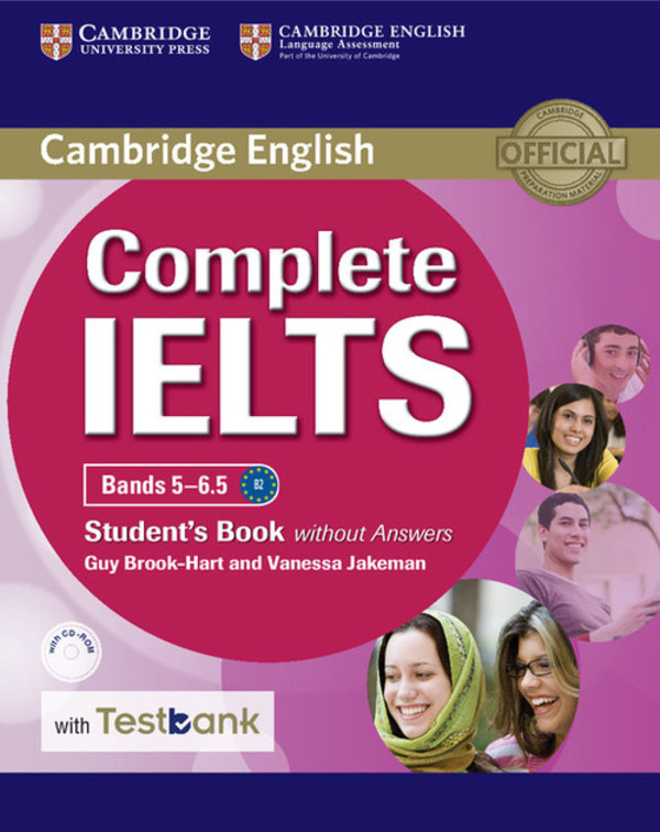 Complete IELTS Bands 5-6.5. Student`s Book Podręcznik + CD-ROM + Testbank (bez odpowiedzi)