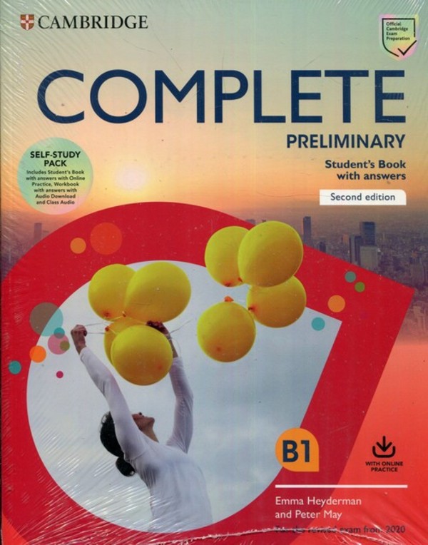 Complete Preliminary Self Study Pack (Student`s Book w Answers w Online Practice and Workbook w Answers w Audio Download and Class Audio)