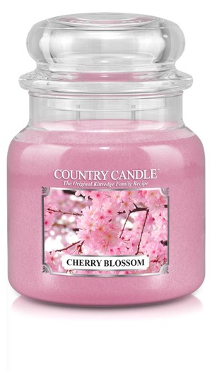 Cherry Blossom - Średni słoik z 2 knotami