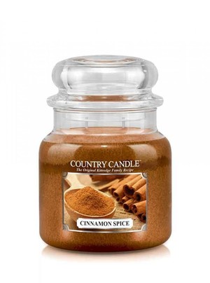Cinnamon Spice - Średni słoik z 2 knotami