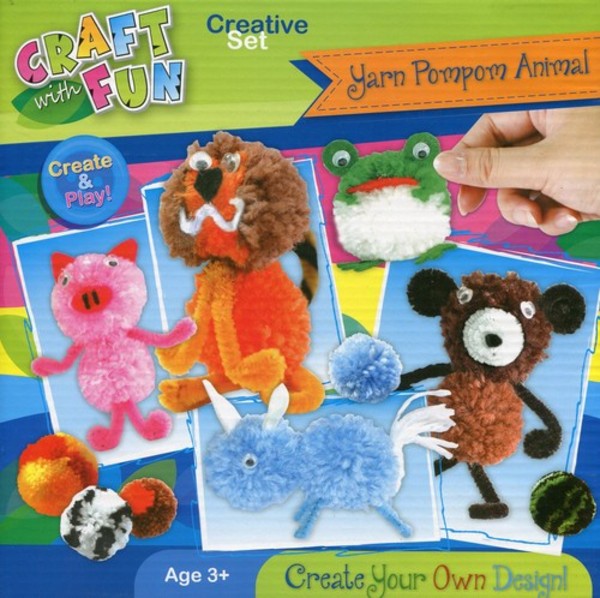 Craft with Fun Zestaw kreatywny Zwierzątka
