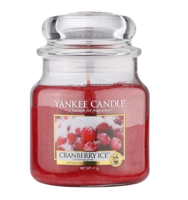 Cranberry Ice Średnia świeczka zapachowa