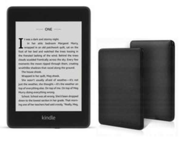 Czytnik Ebooków Kindle Paperwhite 4 8 GB + Etui Slim Czarne (czarny) (z reklamami)