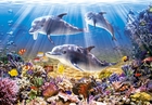 Puzzle Delfiny Pod Wodą 500 elementów