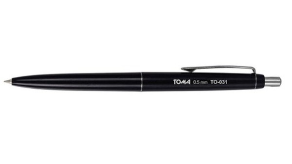 Długopis automatyczny TO-031 0,5mm czarny