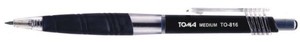 Długopis TOMA aut.816 1mm czarny p24