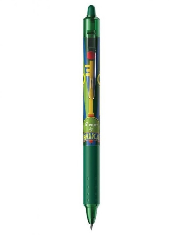 Długopis żelowy FriXion Ball Clicker 0.7 Mika Edycja limitowana Zielony Medium