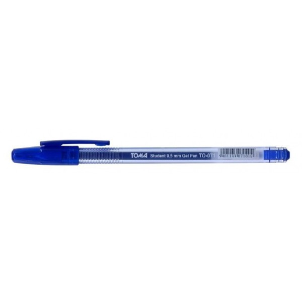 Długopis żelowy student niebieski TO-071
