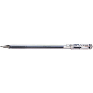 Długopis żelowy ze skuwką Pentel (czarny)
