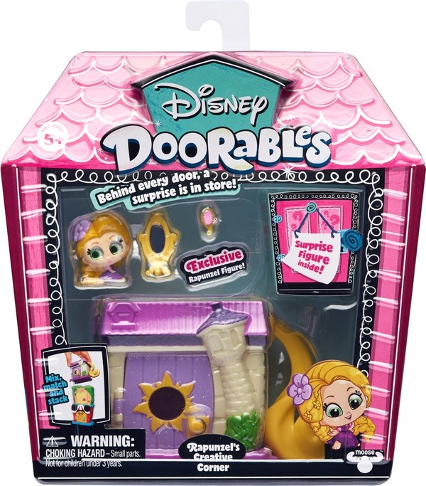 Disney Doorables Zestaw Mini Kreatywny kącik Roszpunki