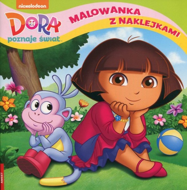 Dora poznaje świat Malowanka z naklejkami