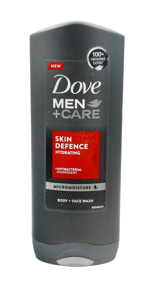 Men+Care Skin Defence Hydration Żel pod prysznic do mycia twarzy i ciała