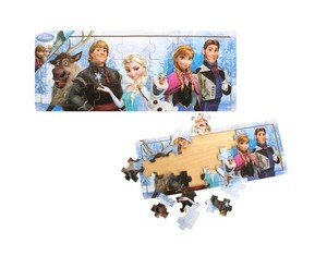 Puzzle Drewniane Kraina lodu / Frozen 21 elementów