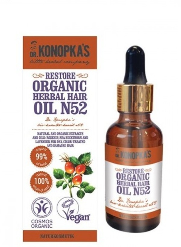 Restore Organic Herbal Hair Oil N52 Odbudowujący olejek do włosów