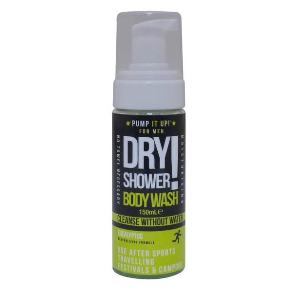 Dry Shower Body Wash Men Eucalyptus Sucha pianka do mycia ciała i rąk