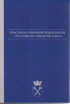 Dyscyplina finansów publicznych - stan obecny i kierunki zmian