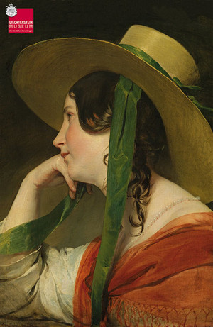 Dziewczyna w słomkowym kapeluszu Friederich von Amerling