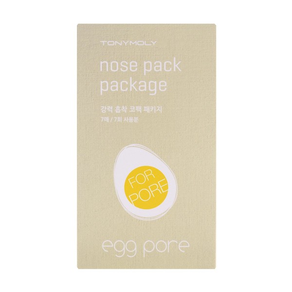 Egg Pore Nose Pack Oczyszczający plaster na nos z węglem i sproszkowaną skorupką jajka
