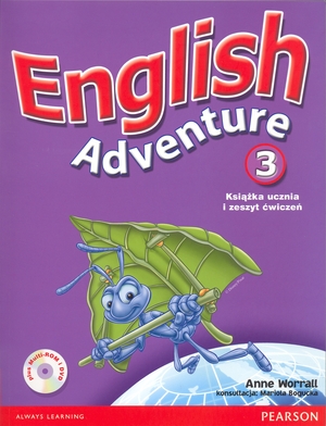 English Adventure 3. Podręcznik + Zeszyt ćwiczeń + CD + DVD