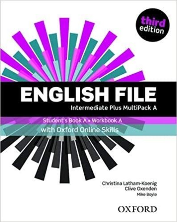 English File Third Edition. Intermediate Plus. Multipack A. Student`s Book Podręcznik + Workbook Zeszyt ćwiczeń + Oxford Online Skills