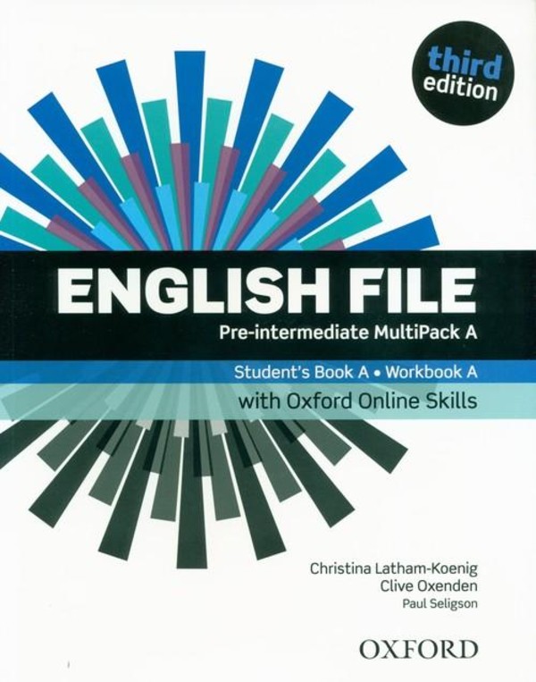 English File Third Edition Pre-Intermediate. Multipack A. Student`s Book Podręcznik + Workbook + Oxford Online Skills