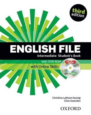 English File Third Edition Intermediate. Student`s Book Podręcznik + Online Skills + iTutor DVD