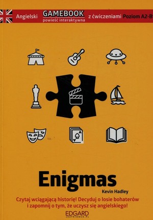Enigmas angielski Gamebook z ćwiczeniami Powieść interaktywna